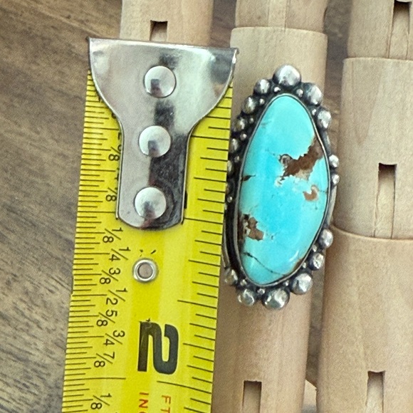 Sterling To Love turquoise sterling silver ring - Picture 7 of 8